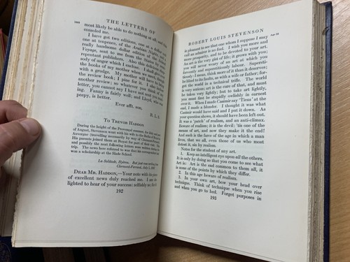 *RAR* 1923 "DIE BRIEFE VON ROBERT LOUIS STEVENSON 1880-1887" BAND 21 BUCH (P6) - Bild 13 von 16