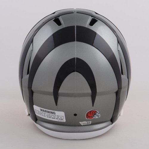 Joe Burrow Signed Bengals ALT Flash Speed F/S HELMET Fanatics & Beckett Grade 10 - Picture 13 of 13