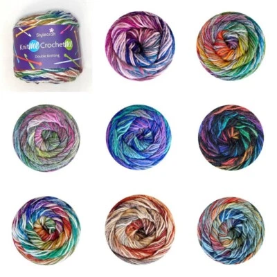 Stylecraft Knit Me Crochet Me DK 100g - Choose Colour
