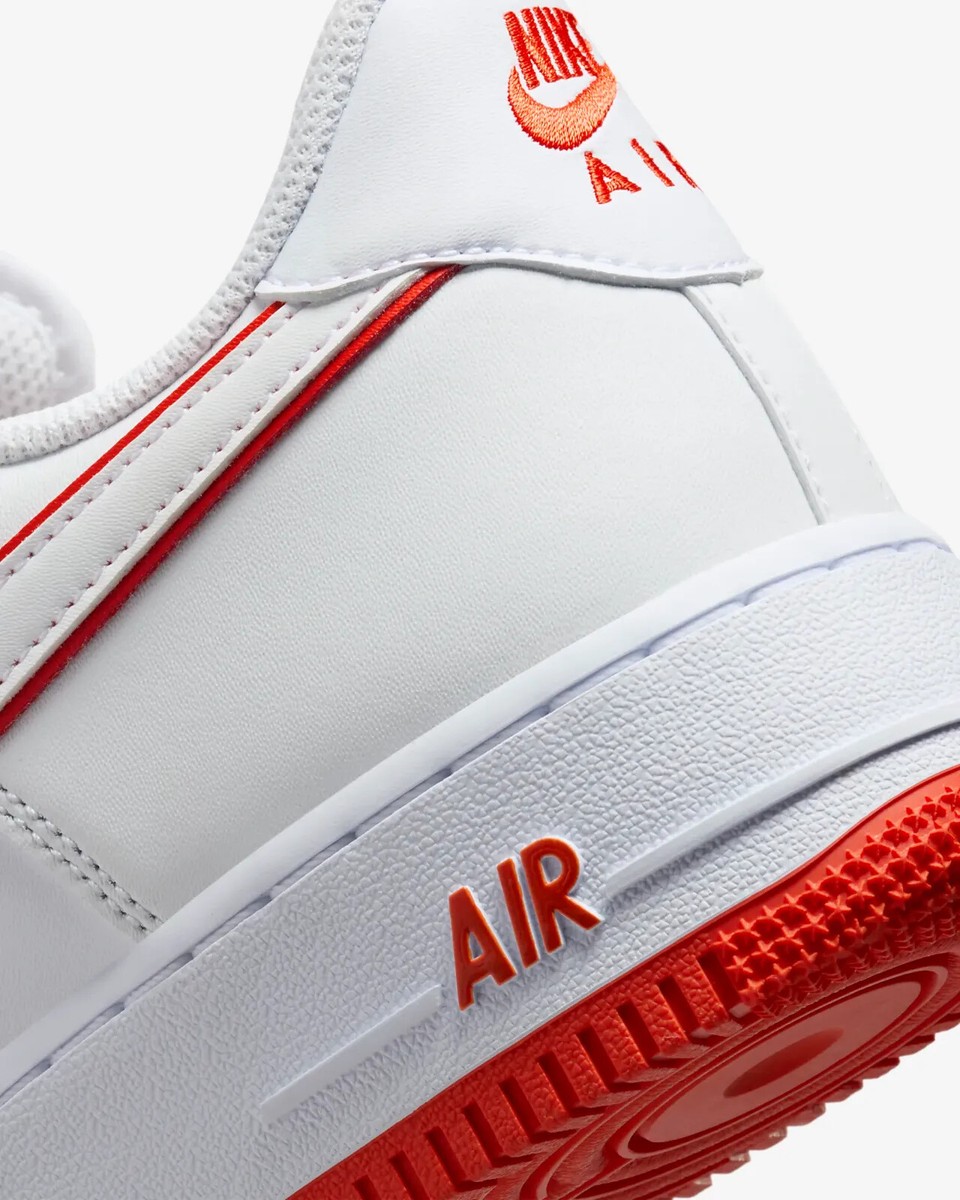 Nike Air Force 1 '07 Low Shoes - White/Picante Red (DV0788 Nike Air Force 1 '07 Low Shoes - White/Picante Red (DV0788