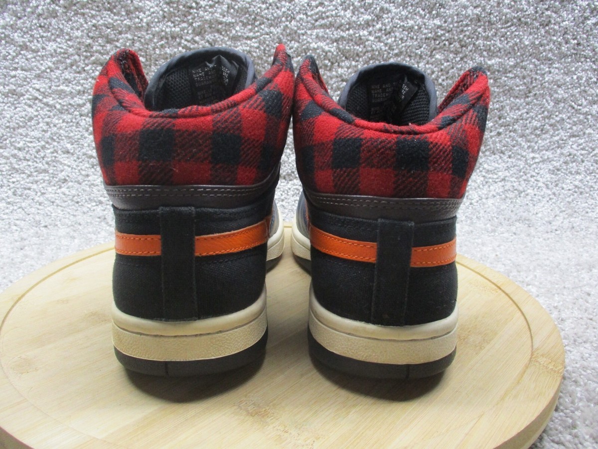 Nike Court Force Hi Top Shoes Size 8 US Buffalo Plaid 2007 Nike Court Force Hi Top Shoes Size 8 US Buffalo Plaid 2007