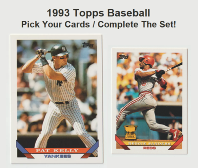 1993 Topps Baseball Base - Pick Your Cards / Complete The Set! | eBay