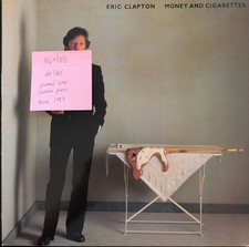 Eric Clapton Money And Cigarettes Vinyl Record LP VG+/VG W3773 1983