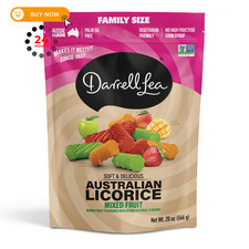 Darrell Lea Family Size Soft Australian Licorice, 20 Ounce (Pack of 1), Multi