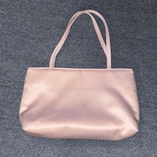 HAI Silk Pink Satin Handbag Horizontal Small ...
