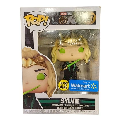 Funko POP! Marvel Loki #897 Sylvie Glow in the Dark Walmart Excl. Vinyl Figure ^