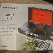 Crosley Cruiser Plus Portable Turntable/Record Player w/ Bluetooth