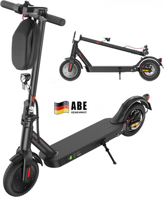 E Scooter Mit Straßenzulassung, ABE Elektroroller Belastung Bis 120Kg, 30 Km Rei