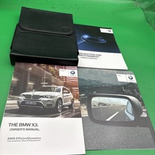2017 BMW X3 Owners Manual With Case