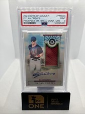 2024 Boys Of Summer - Patch Auto #94/99 - PSA 9 - Dylan Crews - Nationals 