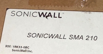 SonicWall SMA 210 Network Security 5 USER Firewall Appliance UNREGISTERED NEW!