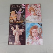 4pc Vintage Doll Crafter Magazine 1991 - Two With Patterns 9170