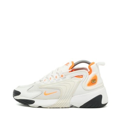 Nike Damen Zoom 2000 Schuh Weiß/Orange Mesh/Leder Technologie Sneaker EU 38