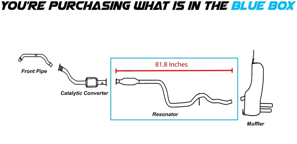Direct-fit Resonator Pipe fits: 2002-2004 Pontiac Grand Am 2.2L - Image 2 of 3