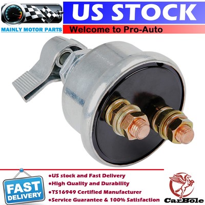 12V High Current Master Battery Disconnect Switch Heavy Duty Power Cut Off ATV