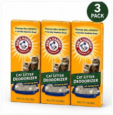 Arm  Hammer Cat Litter Deodorizer 30 oz Pack of 3 Baking Soda Odor Eliminator
