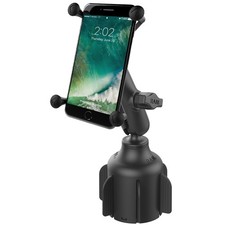 RAM Stubby Cup Holder Base Mount w/ Large X-Grip Holder for Plus Size Phones GPS