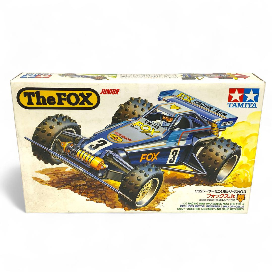 昭和レトロ タミヤ1/32 レーサーミニ四駆シリーズ The FOX 小鹿モデル 1/32 Tamiya Mini 4Wd The Fox Unassembled Kit No.3 Vintage | eBay