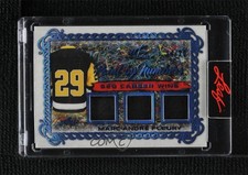 2021 Leaf Art of Hockey Paint by Numbers Relics Navy 14/20 Marc-Andre Fleury 8d2