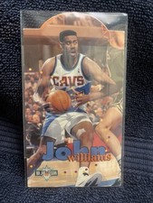 John Williams 1995 - 96 Fleer NBA Jam Session Die-cut Cavs #D20 (Slight bend) 🏀