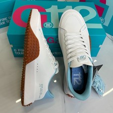 G/FORE Men's G.112 GOLF Shoes SNOW/BAJA Golf Sneakers Size US 10-12 New/Box