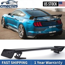 Gt500 Style Stand Up Trunk Spoiler Wing Gloss Black For Ford Mustang 2015-2023
