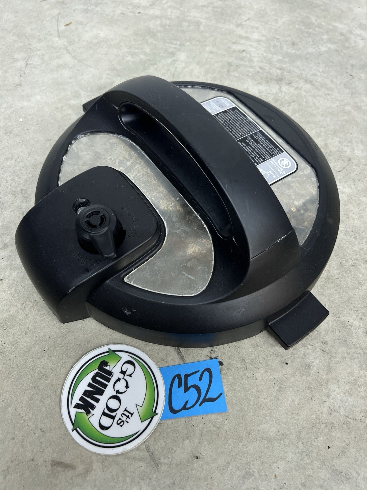 Replacement Part Lid With Gasket