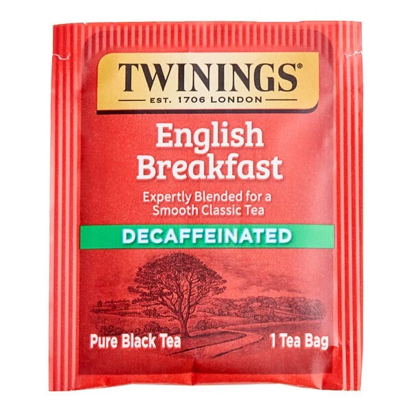 Bolsas de té descafeinadas Twinings English Breakfast - 150/caja Foto 2 de 3