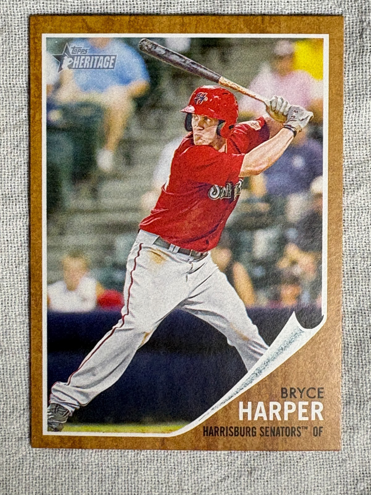 2011 Topps Heritage Minor League #16 Bryce Harper Prospect Card Senators