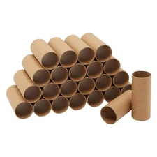 24 Pack Brown Toilet Paper Rolls for Crafts Empty Cardboard Tubes for Classroom,