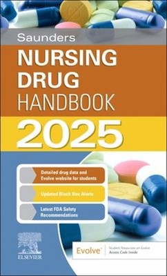 Saunders Nursing Drug Handbook 2025 Paperback Keith, Kizior, Robe
