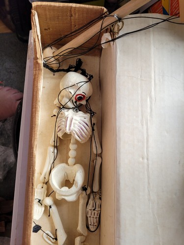 Vintage Pelham Puppet " Skeleton " in very good condition.(completely Restrung). - Picture 3 of 9