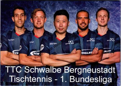 Autogrammkarte TTC Schwalbe Bergneustadt TTC Schwalbe Bergneustadt : 350695