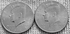 2- 2012 Kennedy half dollar coins 1P &1D
