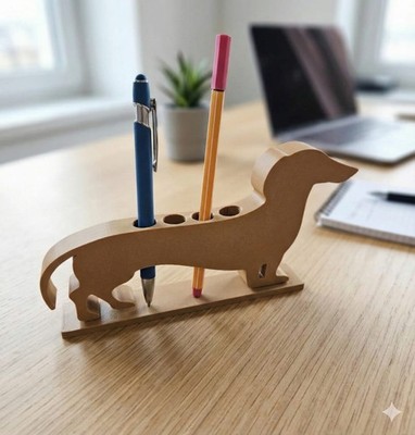Dackel Stiftehalter / Blutröhrchenhalter , 3D Druck