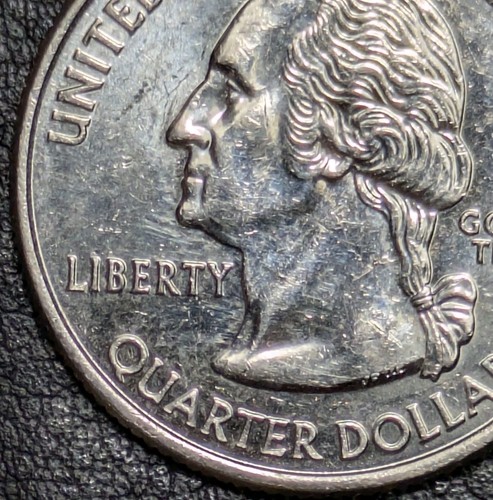 2005-D 25¢ Kansas State Quarter Proof Cameo "Detached Leg" Error - Picture 10 of 24
