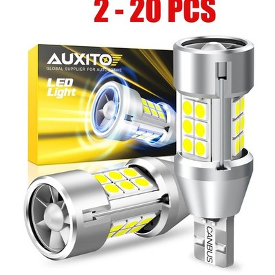2-20 AUXITO LED Bulbs 3030SMD 6500K White T15 921 912 Reverse Brake Backup Light