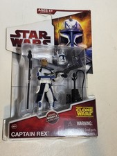 Star Wars The Clone Wars Captain Rex CW24 2009 Animated Action Figure New NIP