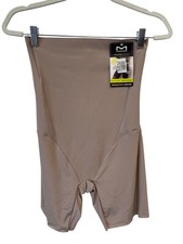 Maidenform High Waist Thigh Slimmer Extra Firm Sculpting Shapewear XL Beige