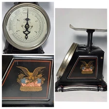 Vintage Commercial 12lb Postal Scale Pelouze Mfg. Chicago U.S.