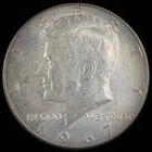 40% Silver 1967 Kennedy Half Dollar - F26E