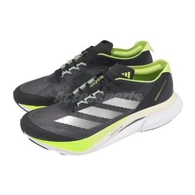 【美品】Adizero Boston 12 27.0  adidas Adizero Boston 12 M Aurora Ink Silver Pulse Lime Men