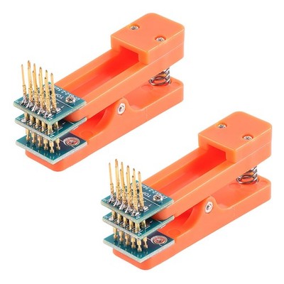 EC Buying 2Pcs 2.54mm 2 * 5Pin Double Row Test Clip Module Board 5Pin Program...