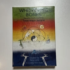 Whispering Bones - Elemental Oracle Inspired by Tarot Major Arcana (Cards) New