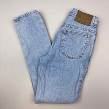 Vintage Calvin Klein Jeans Womens 4 25 x 30 Slim Tapered Mom Light Wash Denim