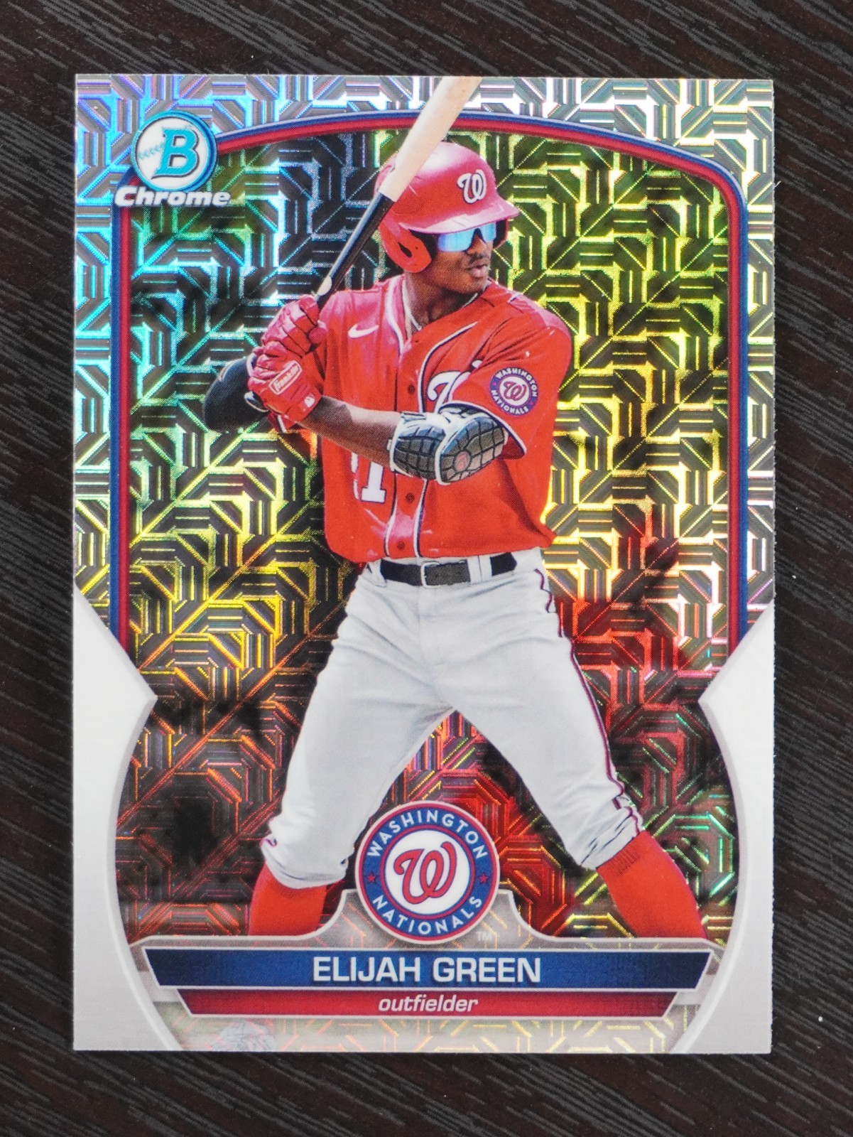 2023 Bowman Chrome Prospects Elijah Green #BCP-23 Mojo Refractor