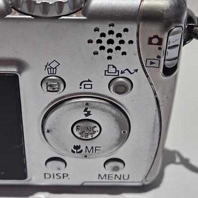 Canon PowerShot A530 5.0MP Digital Camera - Silver FOR PARTS (See