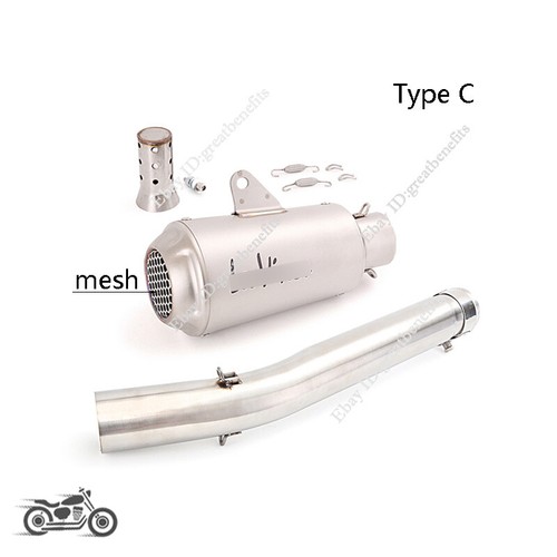 Exhaust Tips Slip On 51mm Muffler Tips DB Killer For Suzuki GSXR1000 2005 2006 - Picture 4 of 13