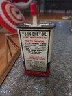 Vintage 3 In 1 Household Handy Oiler Oil Advertising Tin Can Household Oil  — photo 3