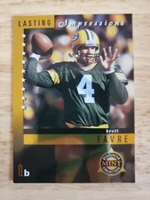 1998 Pinnacle Mint Brett Favre LASTING IMPRESSIONS card #1 of 10